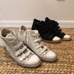 Ash Sneaker Wedge Heels (WHITE ONES ONLY)